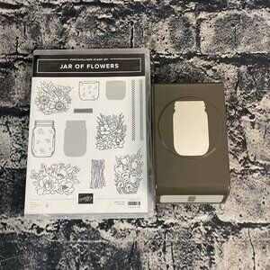 Stampin’ Up! JAR OF FLOWERS Stamp Set & JAR PUNCH Bundle Spring Summer